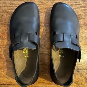 Black Oiled Leather Birkenstock London